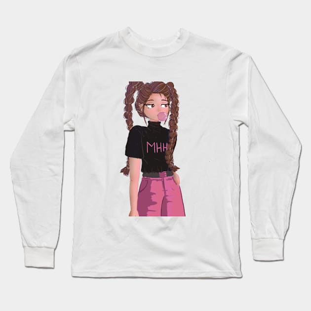 Bubblegum Long Sleeve T-Shirt by Myuhyun